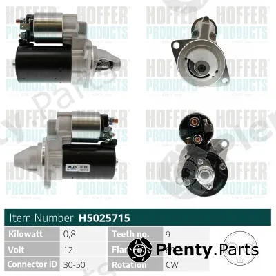Hoffer H5025715 — Starter