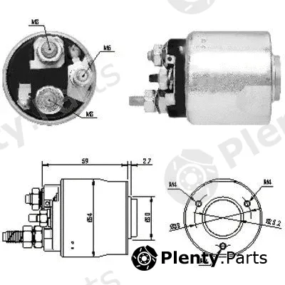 Hoffer 46063 — Solenoid Switch, starter