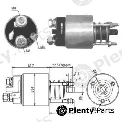Hoffer 46005 — Solenoid Switch, starter
