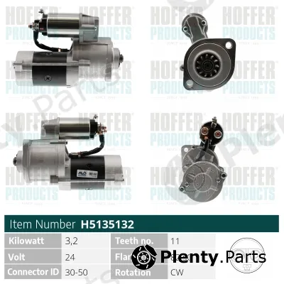 Hoffer H5135132 — Starter