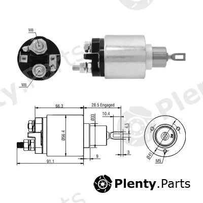 Hoffer 46303 — Solenoid Switch, starter