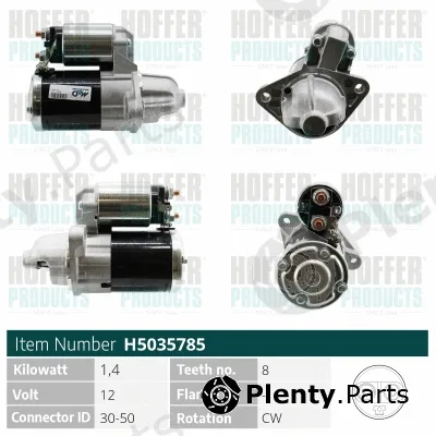 Hoffer H5035785 — Starter