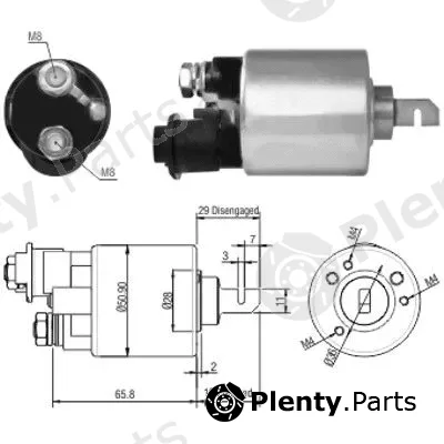 Hoffer 46140 — Solenoid Switch, starter