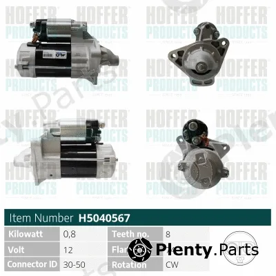 Hoffer H5040567 — Starter