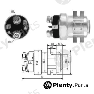 Hoffer 46001 — Solenoid Switch, starter