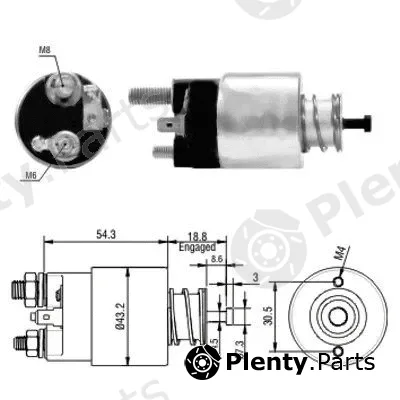 Hoffer 46135 — Solenoid Switch, starter