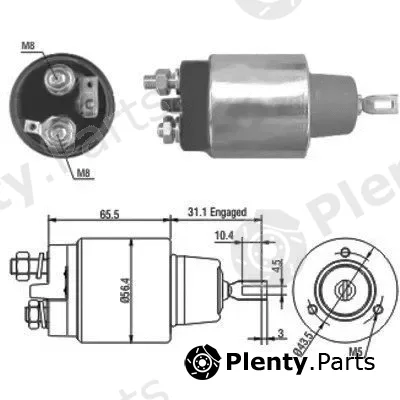 Hoffer 46073 — Solenoid Switch, starter