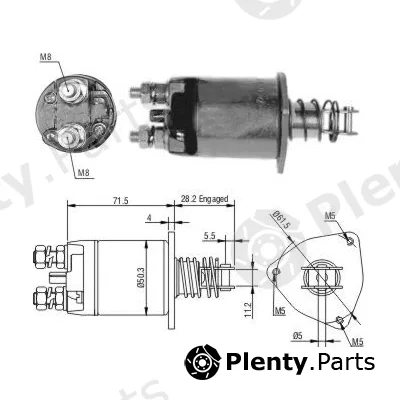 Hoffer 46329 — Solenoid Switch, starter