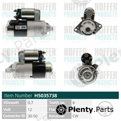 Hoffer H5035738 — Starter