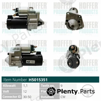 Hoffer H5015351 — Starter