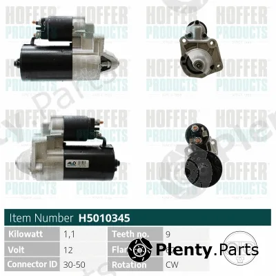 Hoffer H5010345 — Starter