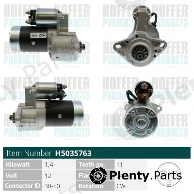 Hoffer H5035763 — Starter