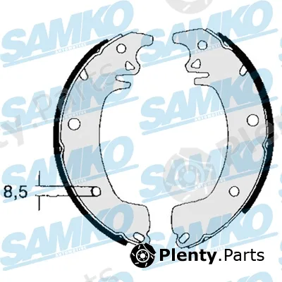 Samko 83130 — Brake Shoe Set