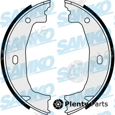 Samko 88100 — Brake Shoe Set, parking brake