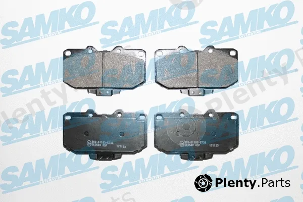 Samko 5SP1027 — Brake Pad Set, disc brake