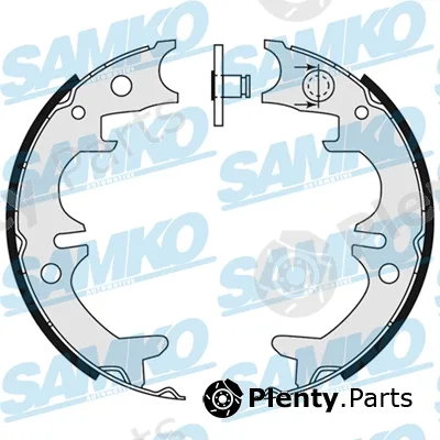 Samko 89140 — Brake Shoe Set, parking brake