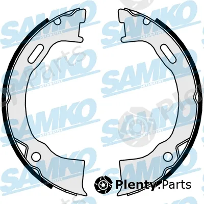 Samko 81020 — Brake Shoe Set, parking brake