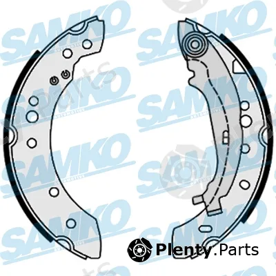 Samko 89640 — Brake Shoe Set