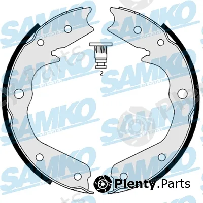 Samko 88970 — Brake Shoe Set, parking brake