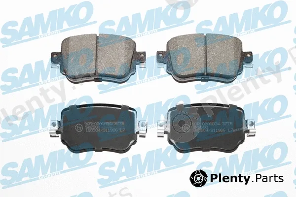 Samko 5SP1986 — Brake Pad Set, disc brake
