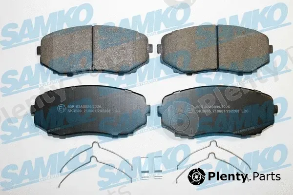 Samko 5SP2208 — Brake Pad Set, disc brake