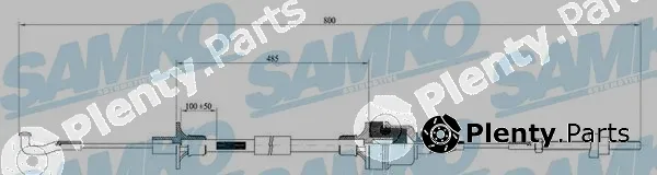 Samko C0009C — Cable Pull, clutch control
