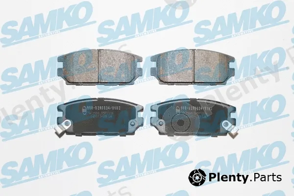 Samko 5SP1016 — Brake Pad Set, disc brake