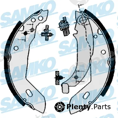 Samko 84670 — Brake Shoe Set