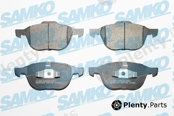 Samko 5SP1190 — Brake Pad Set, disc brake
