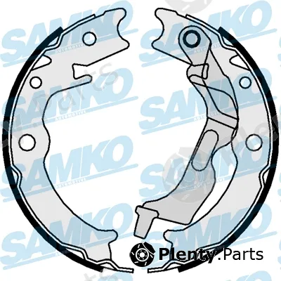 Samko 89780 — Brake Shoe Set, parking brake