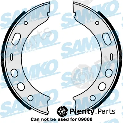 Samko 89510 — Brake Shoe Set, parking brake