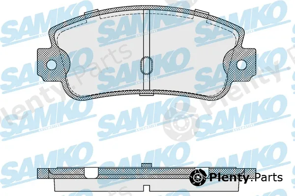 Samko 5SP106 — Brake Pad Set, disc brake