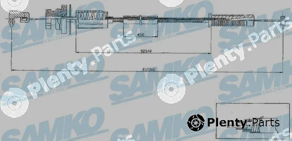 Samko C0079A — Accelerator Cable