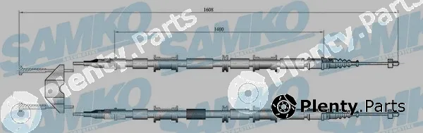 Samko C0654B — Cable Pull, parking brake