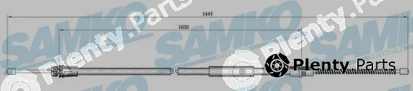 Samko C0752B — Cable Pull, parking brake