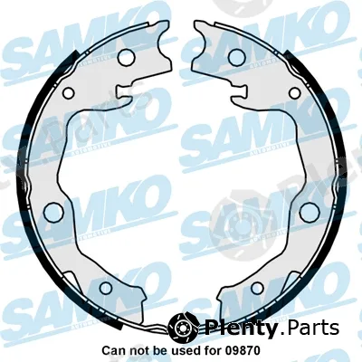 Samko 81034 — Brake Shoe Set, parking brake