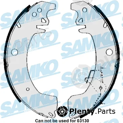 Samko 85090 — Brake Shoe Set