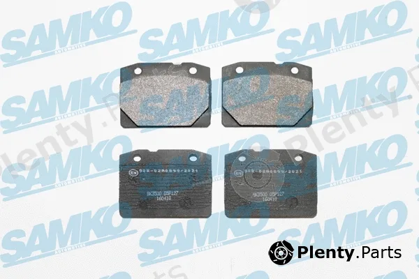Samko 5SP127 — Brake Pad Set, disc brake