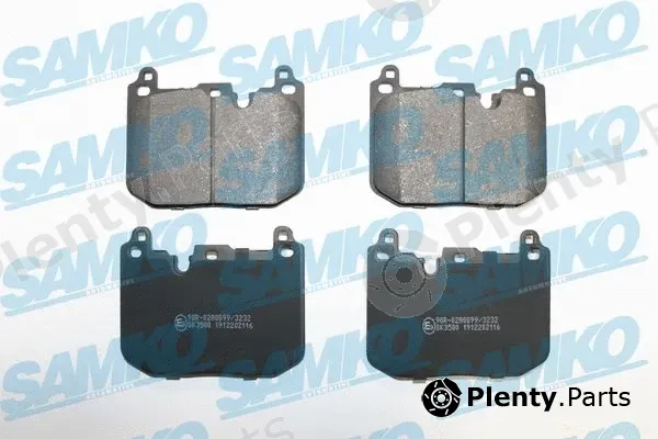 Samko 5SP2116 — Brake Pad Set, disc brake