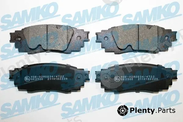 Samko 5SP2220 — Brake Pad Set, disc brake