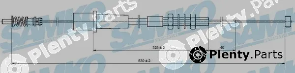 Samko C0001A — Accelerator Cable