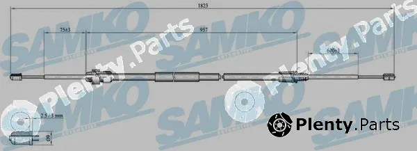 Samko C0002B — Cable Pull, parking brake