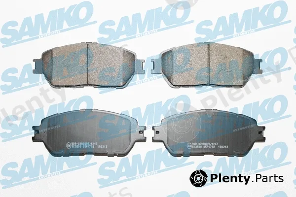 Samko 5SP1792 — Brake Pad Set, disc brake