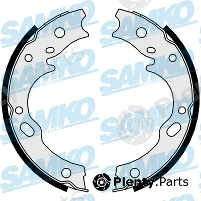 Samko 81127 — Brake Shoe Set, parking brake