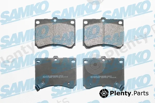 Samko 5SP510 — Brake Pad Set, disc brake