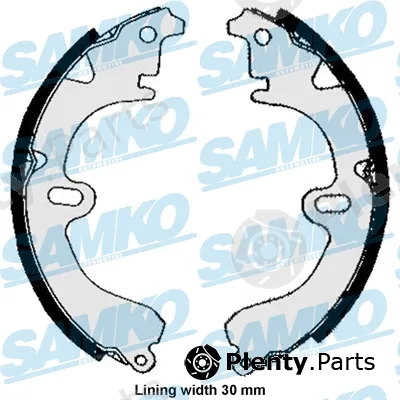 Samko 85860 — Brake Shoe Set