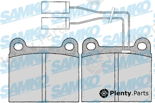 Samko 5SP023 — Brake Pad Set, disc brake