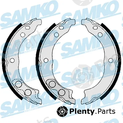 Samko 88900 — Brake Shoe Set, parking brake