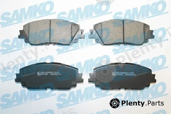 Samko 5SP2117 — Brake Pad Set, disc brake