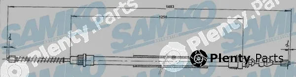 Samko C0732B — Cable Pull, parking brake
